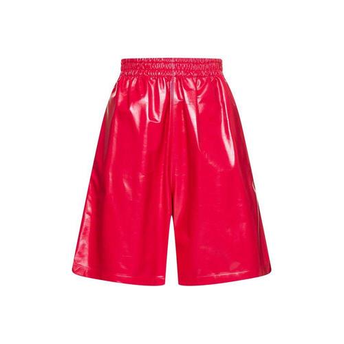 葆蝶家bottega veneta女款红色短裤|high waist shorts - m