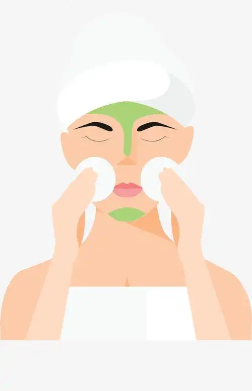 面部深层清洁护肤免抠素材免费下载_觅元素51yuansu.com