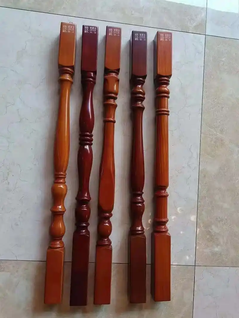 皇步楼梯柱形多样,按需定制.实木楼梯护栏案例图片集合,按需定 - 抖音