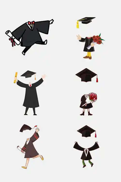 学士服元素素材