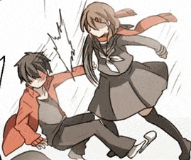 动漫女孩可爱啪啪啪gif动图_动态图_表情包下载_soogif