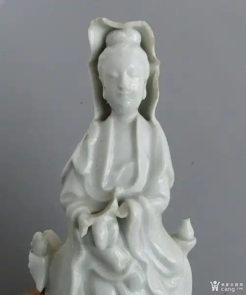 瓷器 民国 民国德化白瓷观音像