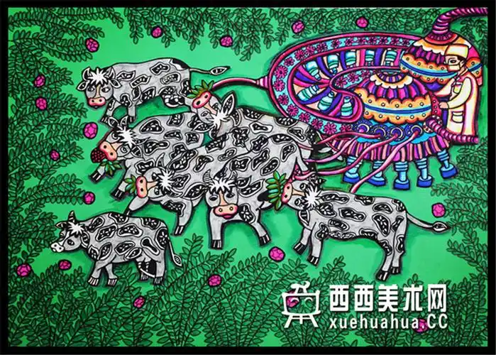 三等奖小学生获奖科幻画食无忧生态奶制品加工厂欣赏