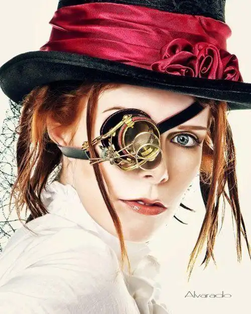 眼镜一直是蒸汽朋克打扮中的一项重要环节,.