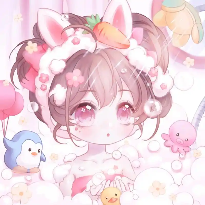 超级可爱的四人闺蜜头像了,太可爱 - 抖音