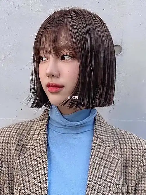 超a日系短发～不挑脸型 不用打理自然吹干|||女生短发发型 圆脸发型