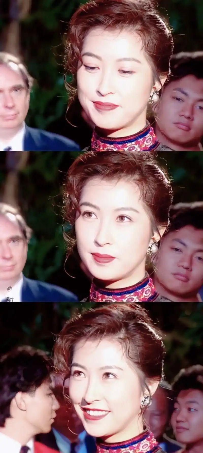 郭蔼明年轻时真的绝美!长发短发随意拿捏,刘青云确实娶到宝了