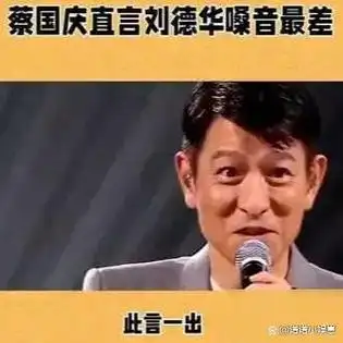 客观看待蔡国庆李健杨坤和陈奕迅评价刘德华