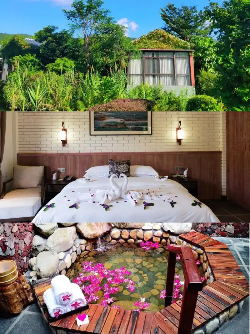 走,一起去广东汕尾泡真温泉度假吧 水底山温泉庄园位于海丰县赤石镇明