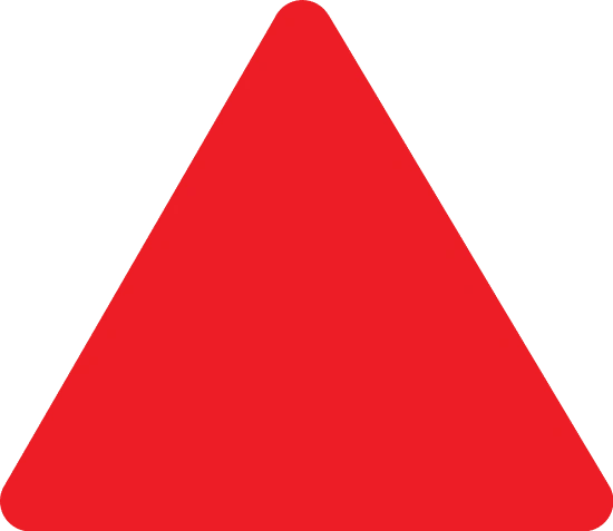 红色三角形矢量 red triangle vector