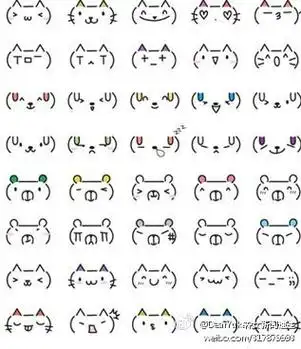 各种表情简笔画 小猫的各种表情简笔画