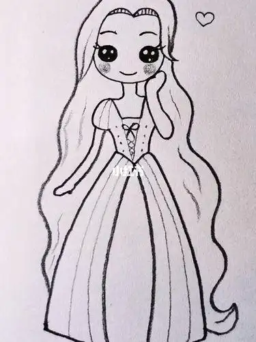 公主的简笔画简单又漂亮公主的简笔画简单又漂亮可爱