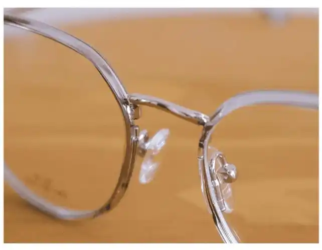 网红平光镜女眼镜近视透明金丝镜框男全框ins多边形不规则超轻潮 透明