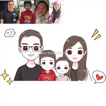 小美手绘微信头像