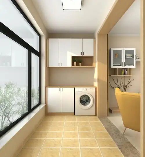 餐边柜:1组高柜 1组地柜 2组吊柜玄关柜