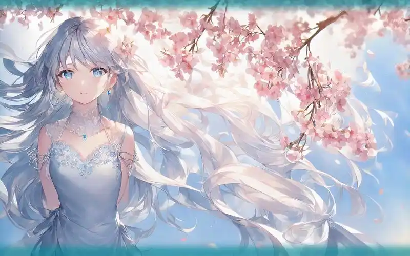 【ai绘画】4k超清 飞花物语粉 二次元少女