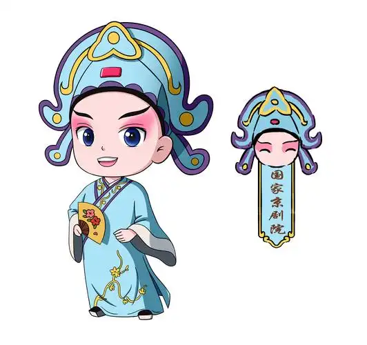 q版卡通戏曲人物