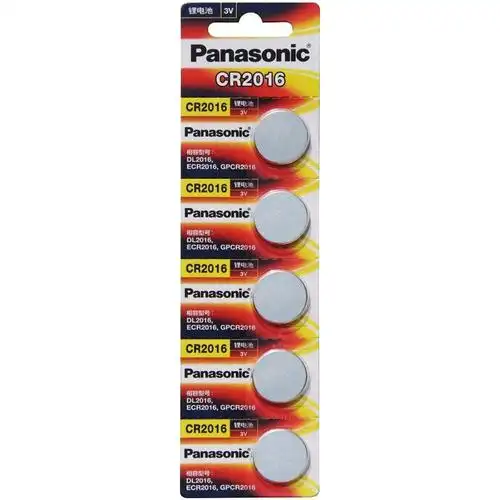 松下panasonic 进口纽扣电池cr2016ch/5b 汽车钥匙遥控器电脑主板电子