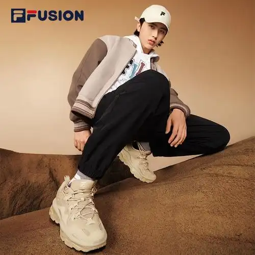 蔡徐坤同款filafusion斐乐男鞋2022新款老爹潮流运动休闲鞋