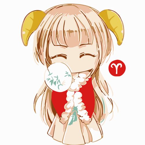 diy数字油画动物连连看儿童卡通手绘客厅卧室装饰画白羊座20*20