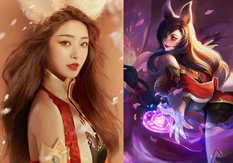 6位女明星cos王者荣耀,黄龄版小乔秀香肩,张含韵版妲己没认出?