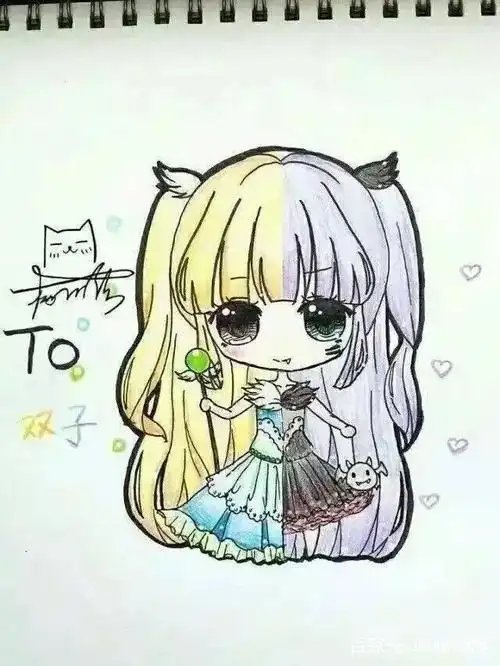 十二星座q版简笔画