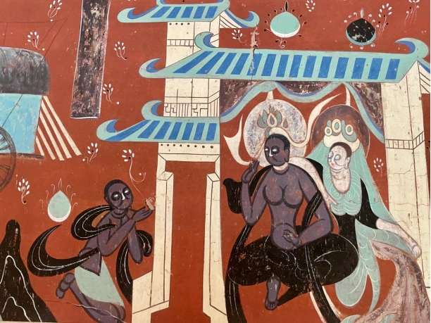 鹤鹿同春宋画与敦煌壁画的对话展在仙居仙鹤山开展