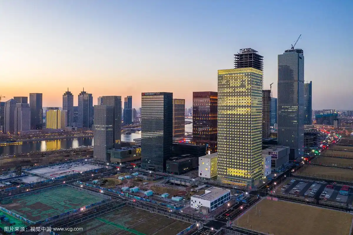 天津滨海新区于家堡中心商务区