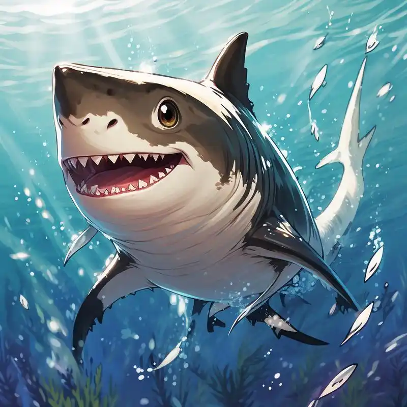 谁能拒绝可爱的小鲨鱼头像呢00 小鲨鱼系列头像来啦～鲨鲨也太可爱