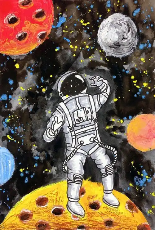创意美术##宇航员