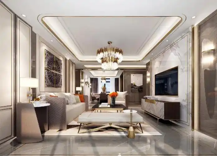 合肥装修141平港式风格风