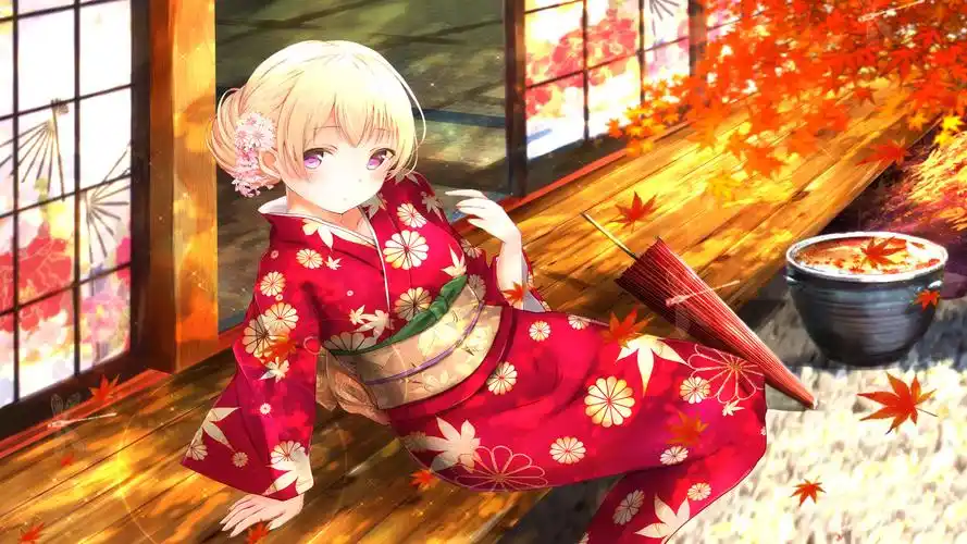 精美二次元动漫美女桌面壁纸高清大图预览1920x1080_卡通动漫下载_美