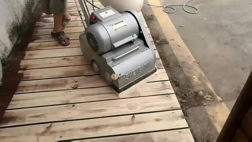 防腐木栈道防腐木地板打磨机木地板翻新打磨机实木电动木板抛光机