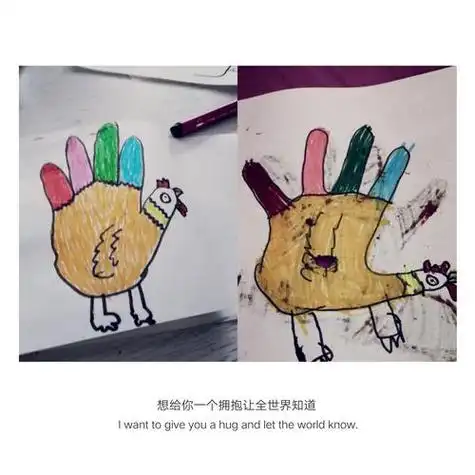 小手变啊变简笔画