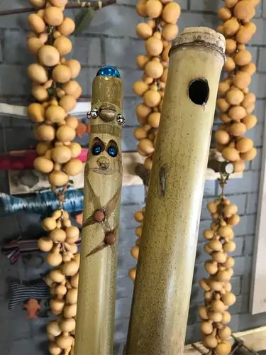 用自制低音笛演奏一段怀念父亲的即兴乐曲--赵洪啸