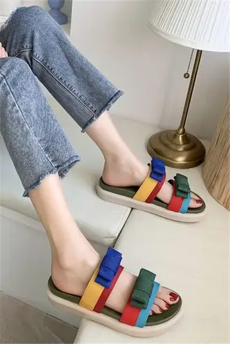 拖鞋女夏季外穿高跟