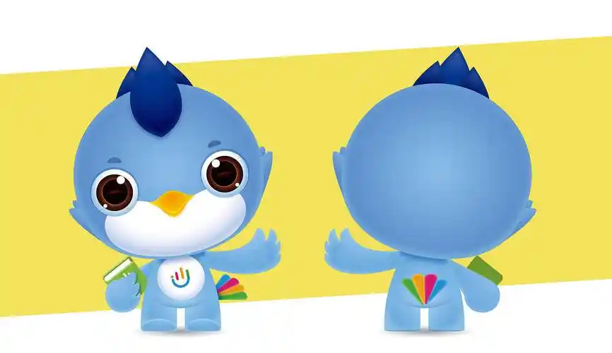 时与空创意作品共青团委员会吉祥物设计ip形象设计卡通设计