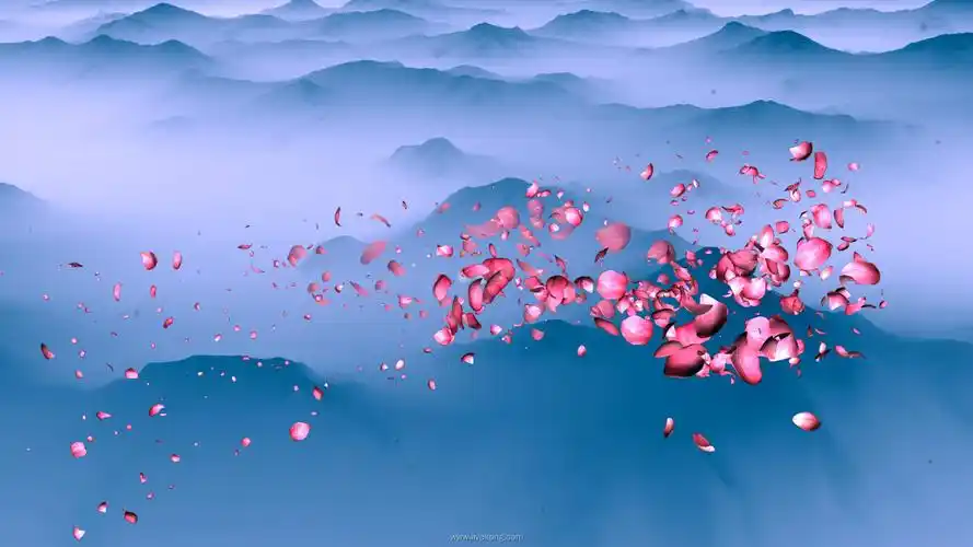 诗歌朗诵中国风山水视频背景古风唯美朗诵大屏背景水墨led大屏视频