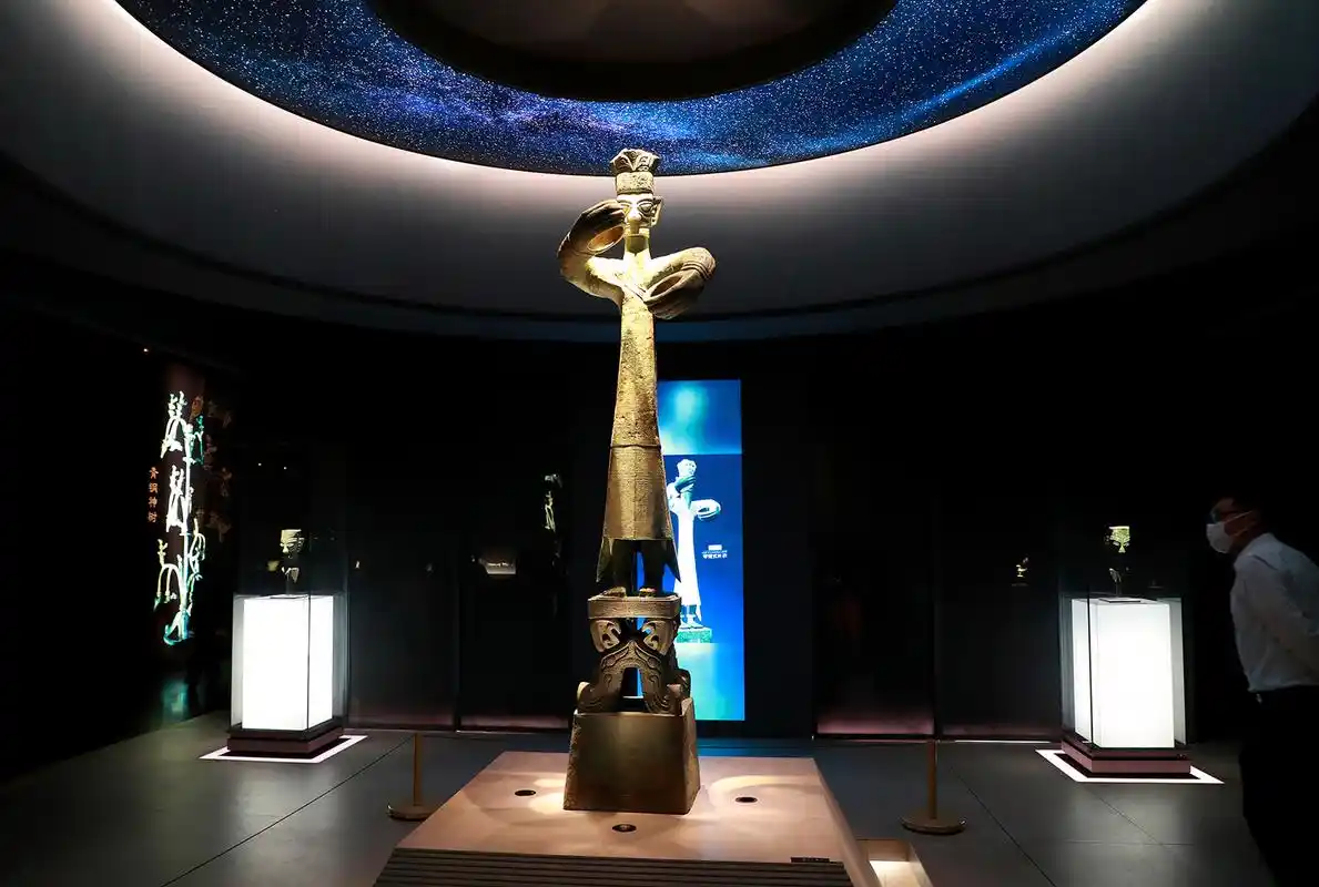 11,上海奉贤博物馆三星堆金沙遗址出土文物展览.