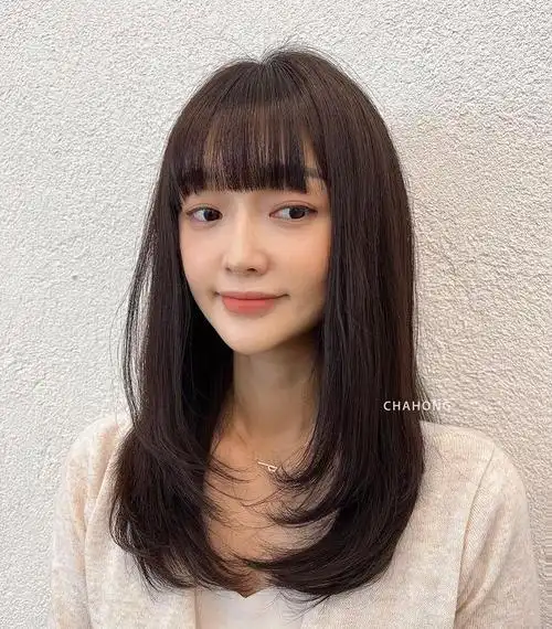 高额头刘海的各种款式 发际线后移选对刘海通通都有解_刘海发型