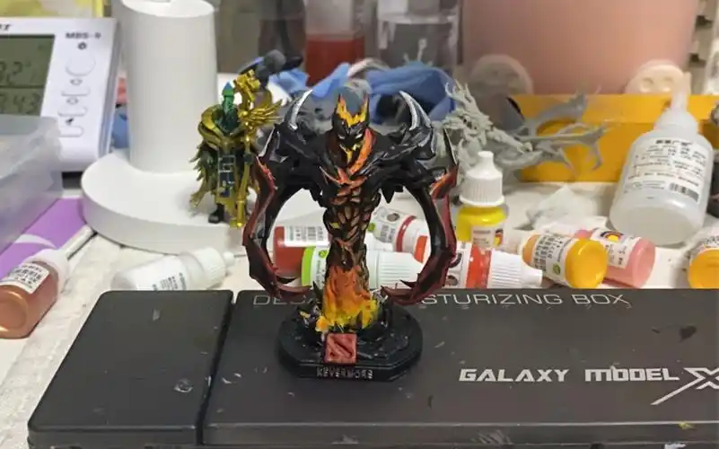 刀塔dota2手办战棋模型3d打印,6cm影魔至宝不朽上色