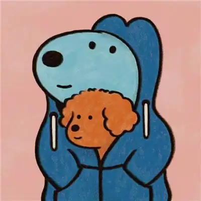 手绘简单好看的卡通情侣头像图片 最受欢迎时尚独特的微信情头_情侣