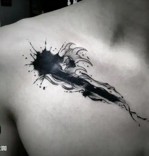 遮盖_纹身图案手稿图片_鹤杨的纹身作品集