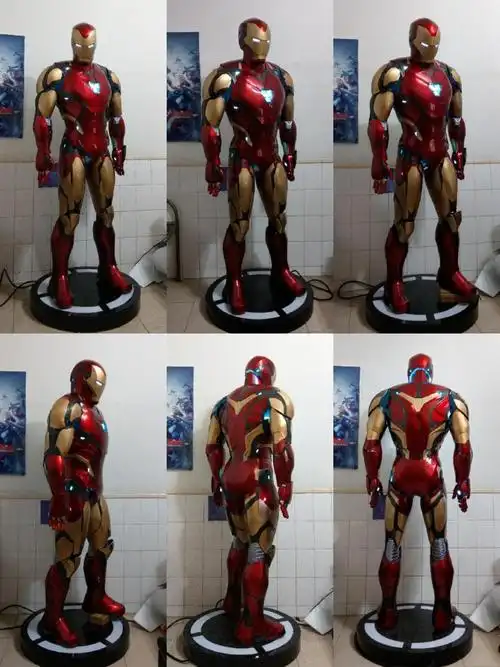 京选推荐漫威定制11马克mk85战甲钢铁侠盔甲可穿戴全身真人头盔雕像