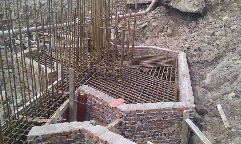 机械钻孔桩承台