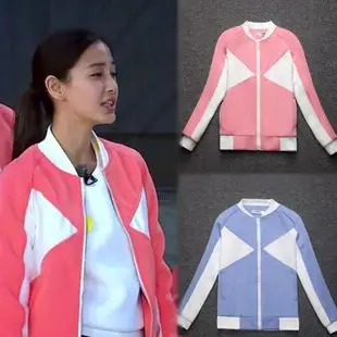 奔跑吧兄弟2015跑男杨颖baby同款运动服男女情侣棒球服卫衣外套