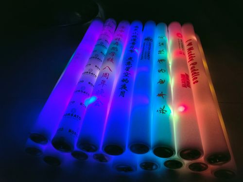 荧光棒 演唱会定制应援棒led七彩发光荧光 海绵 泡沫棒大号闪光棒