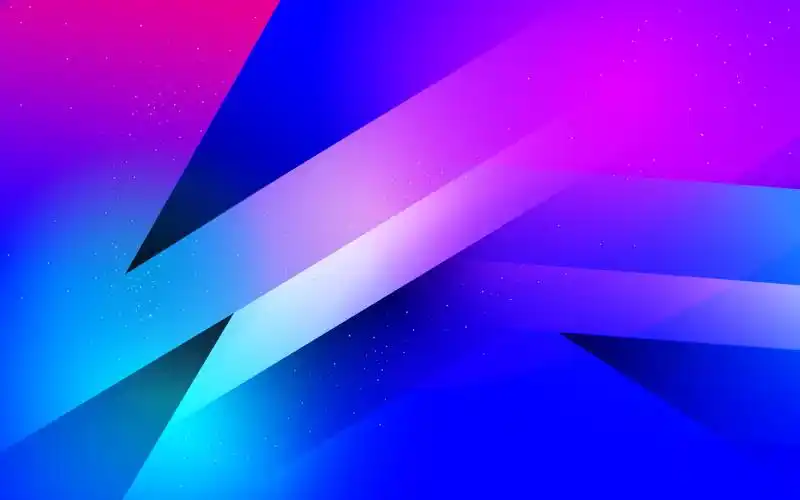 几何形状创意紫蓝混合填充色立体视觉感高清图片