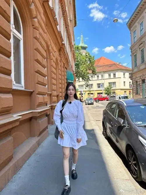 沈梦辰晒氛围感街拍照