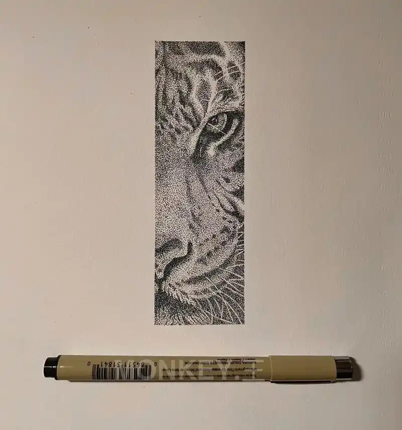 《点》针管笔#平凡生活 #手绘  - 抖音